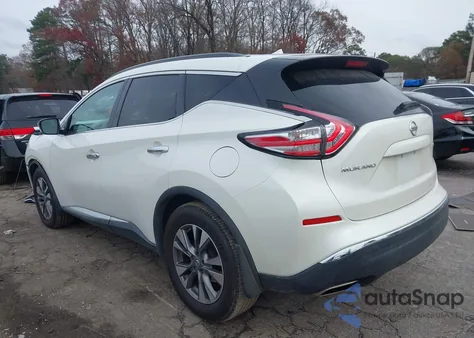 2016 Nissan Murano Sv z USA, uszkodzony, nr VIN 5N1AZ2MG3GN127248